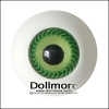 Half-Round Acrylic Eyes 16mm - Green